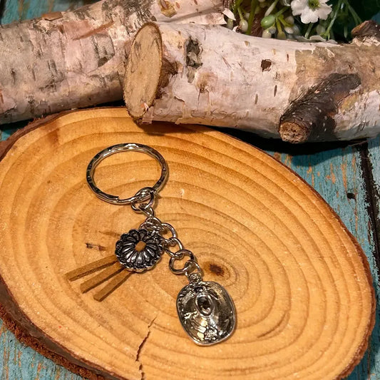 Western Cowboy Hat Keychain