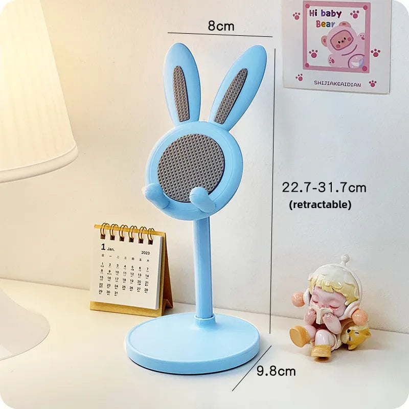 Bunny Mobile Phone Bracket Adjustable Student Desktop Lazy Home Selfie Live Support Rack