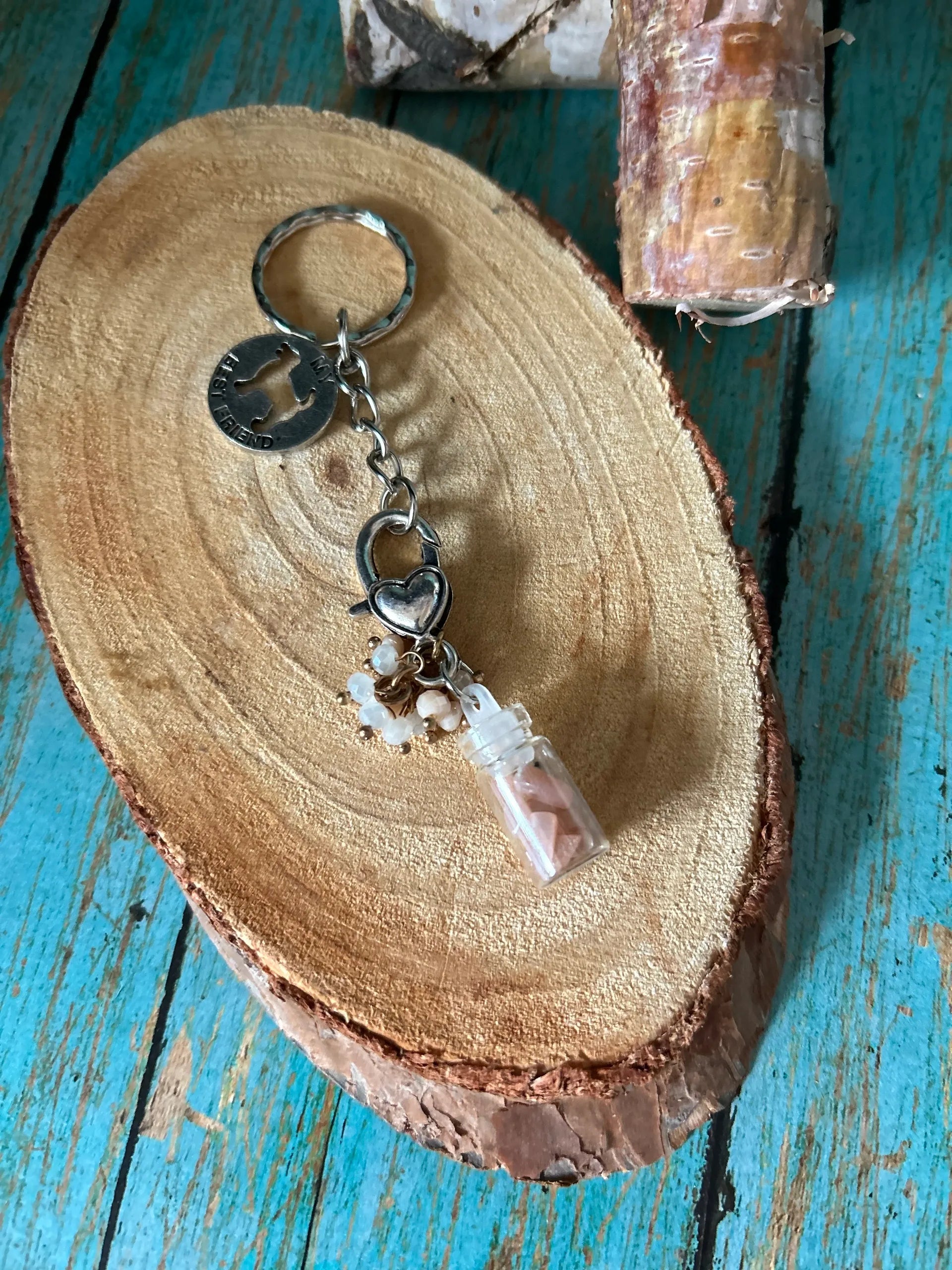 Dog Best Friend Charm Keychain
