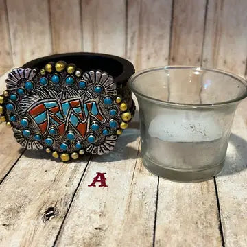 Western Buckle Tea Light Candle Holders