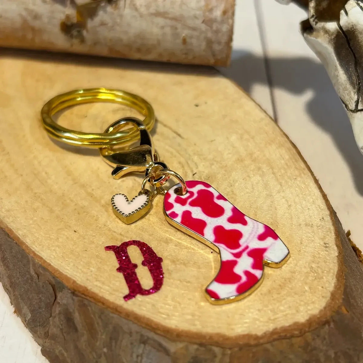 Western Boot Keychains Assorted Colors