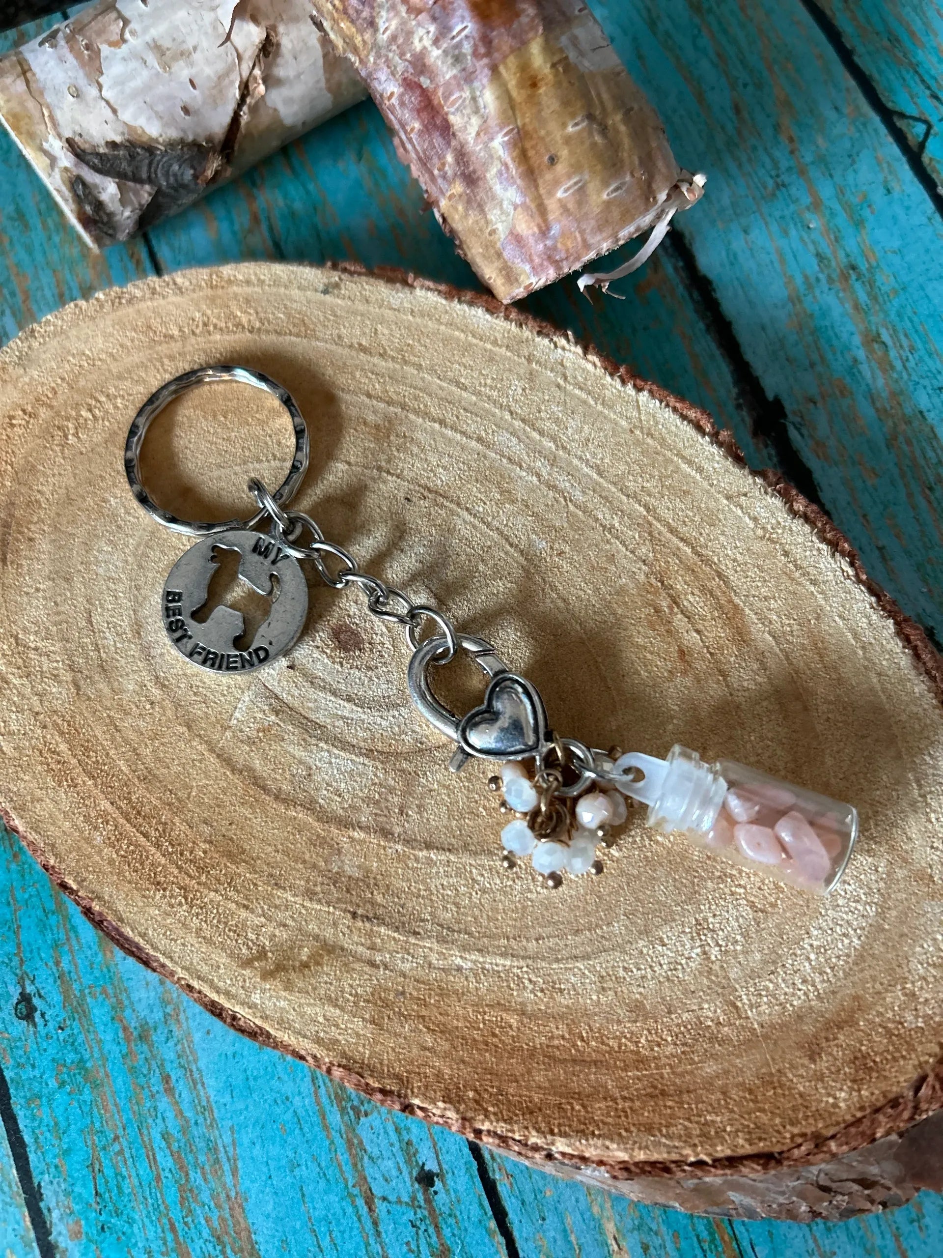 Dog Best Friend Charm Keychain