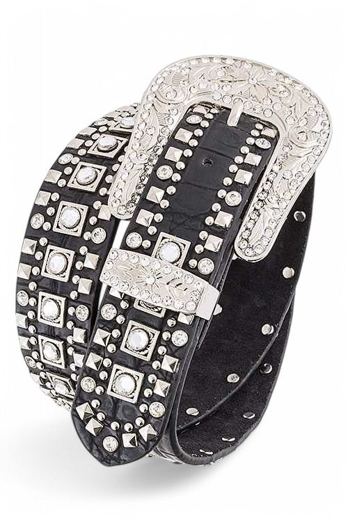 Crystal Statement Western Belt-0