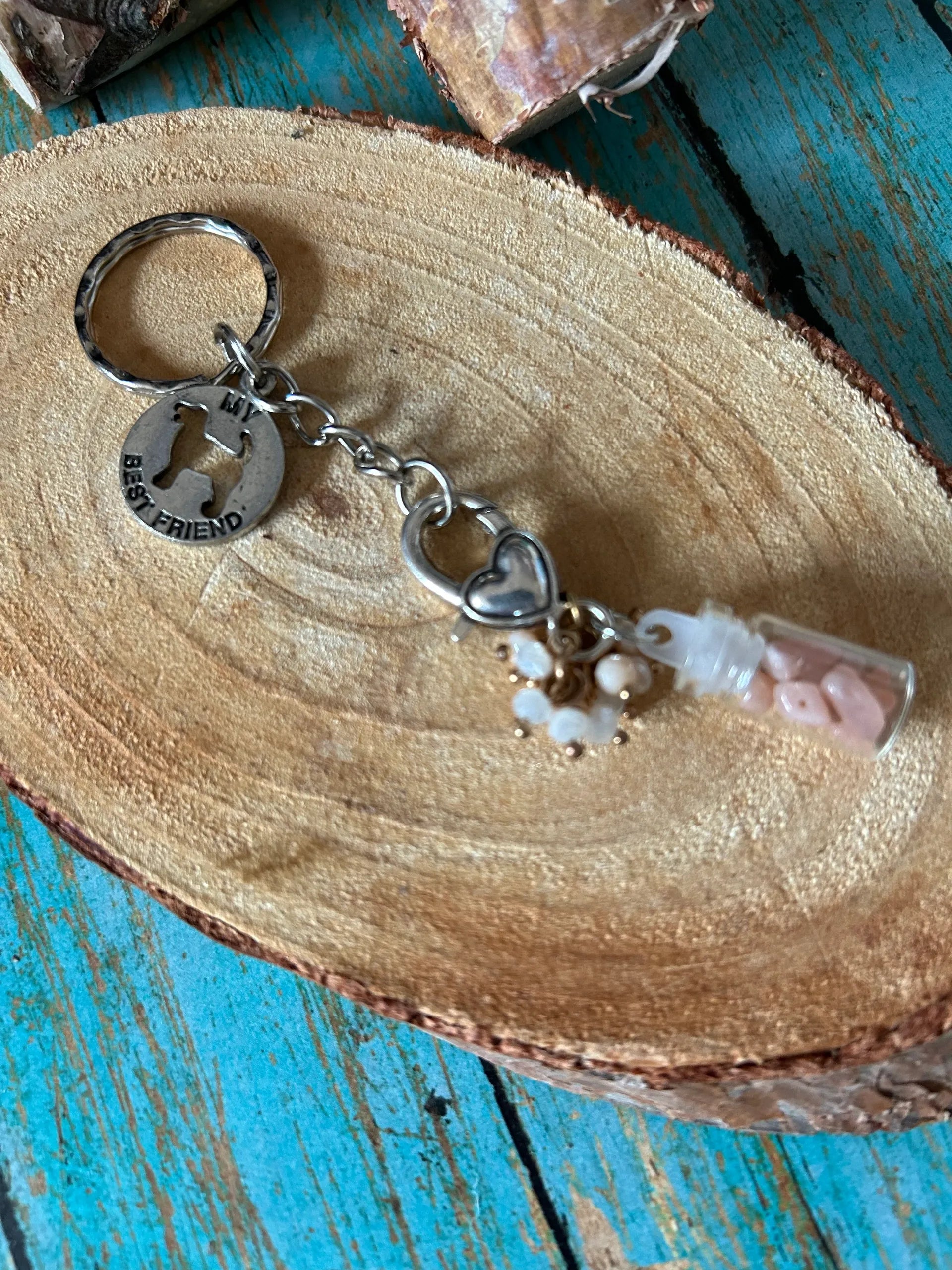 Dog Best Friend Charm Keychain