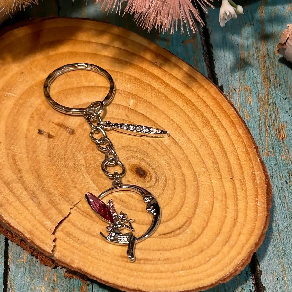 Fairey On The Moon Keychain