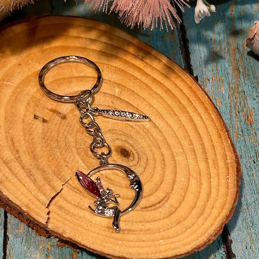 Fairey On The Moon Keychain