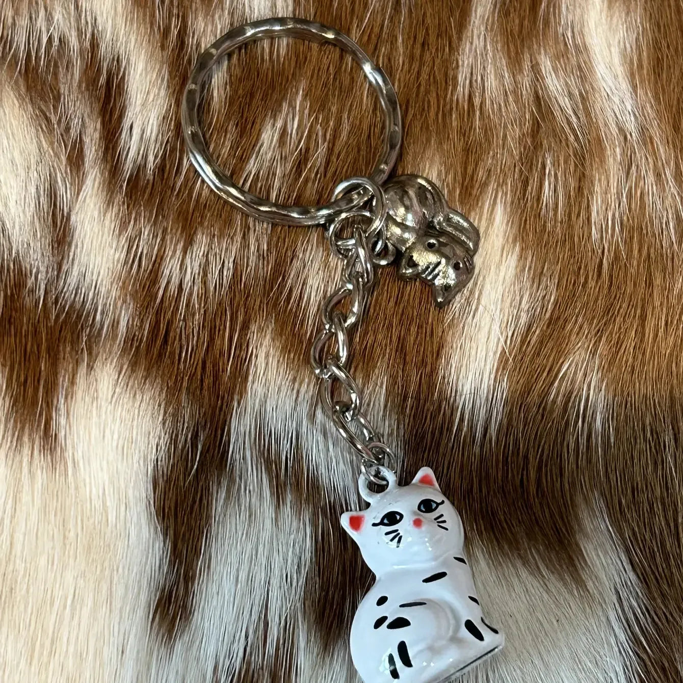 Children Kitten Keychain for Back-Packs or Keys