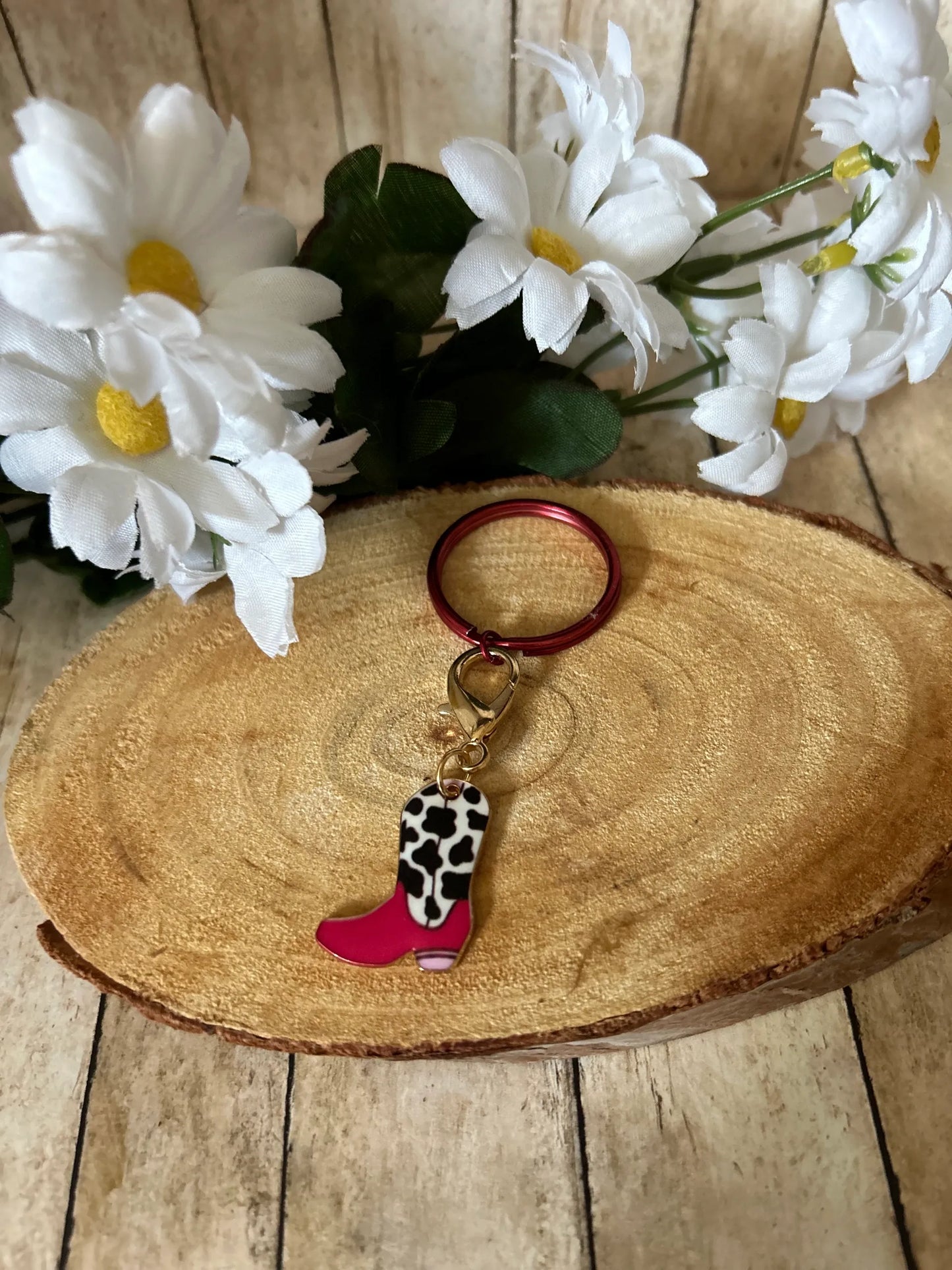 Western Boot Keychains- Bag Charms