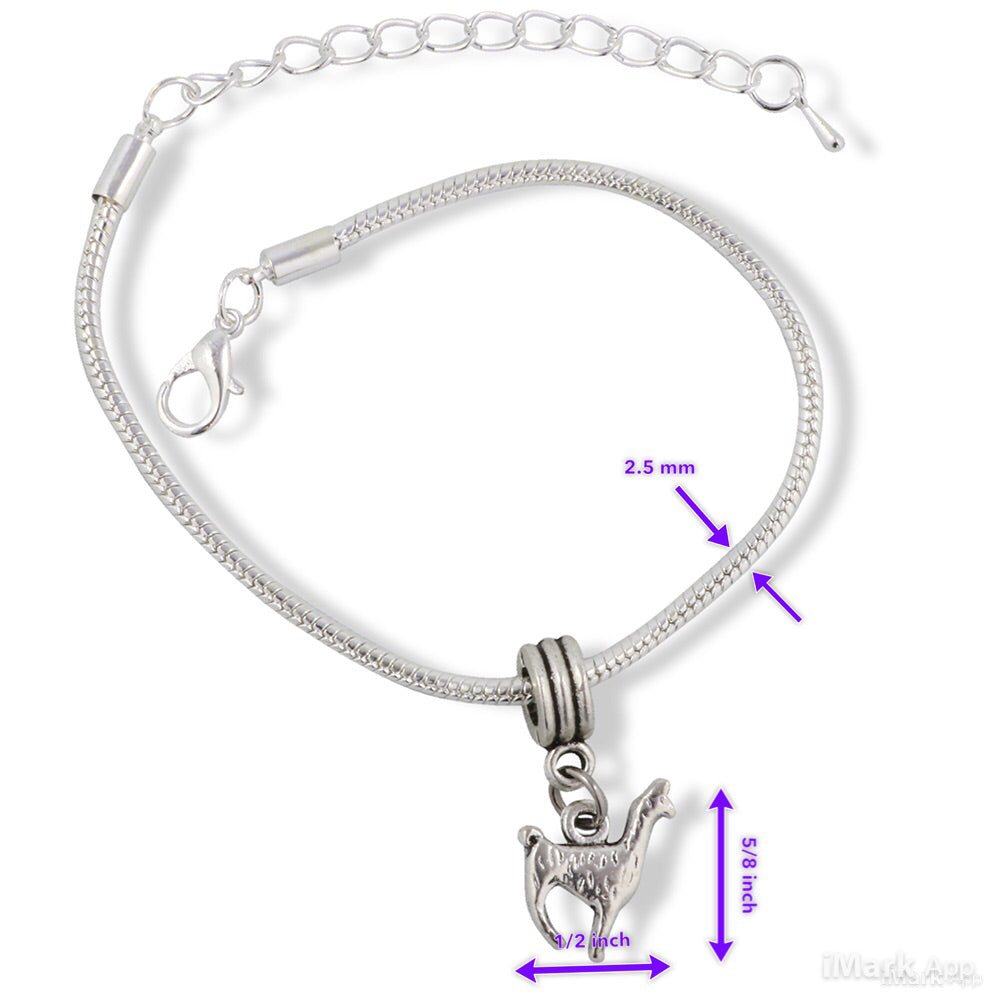 Llama Bracelet | [Free Shipping] Jewelry Charm Gift for Girls Women Men Boys Accessories Alpaca lama lama lamma Stuff-2