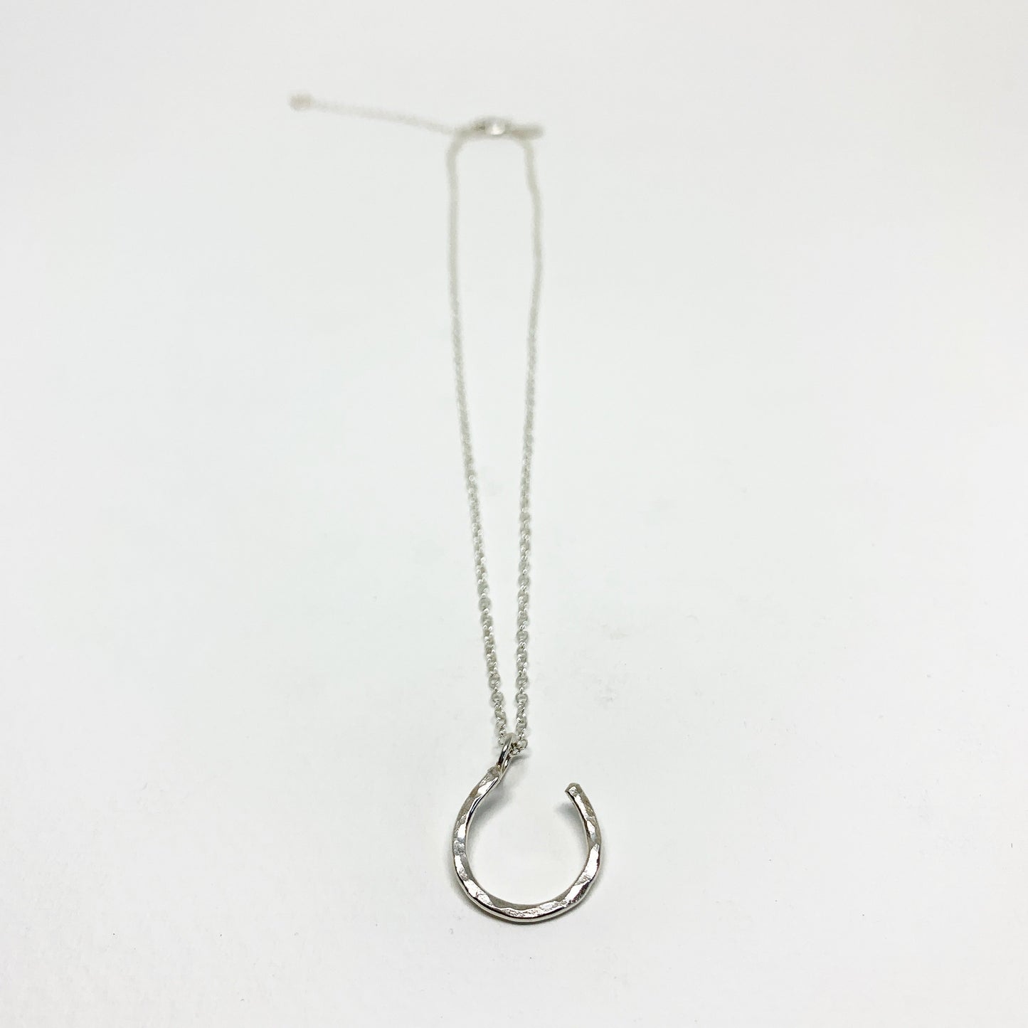 Hanging Lucky Horseshoe Charm Necklace