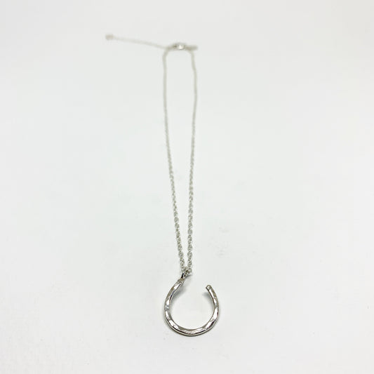 Hanging Lucky Horseshoe Charm Necklace
