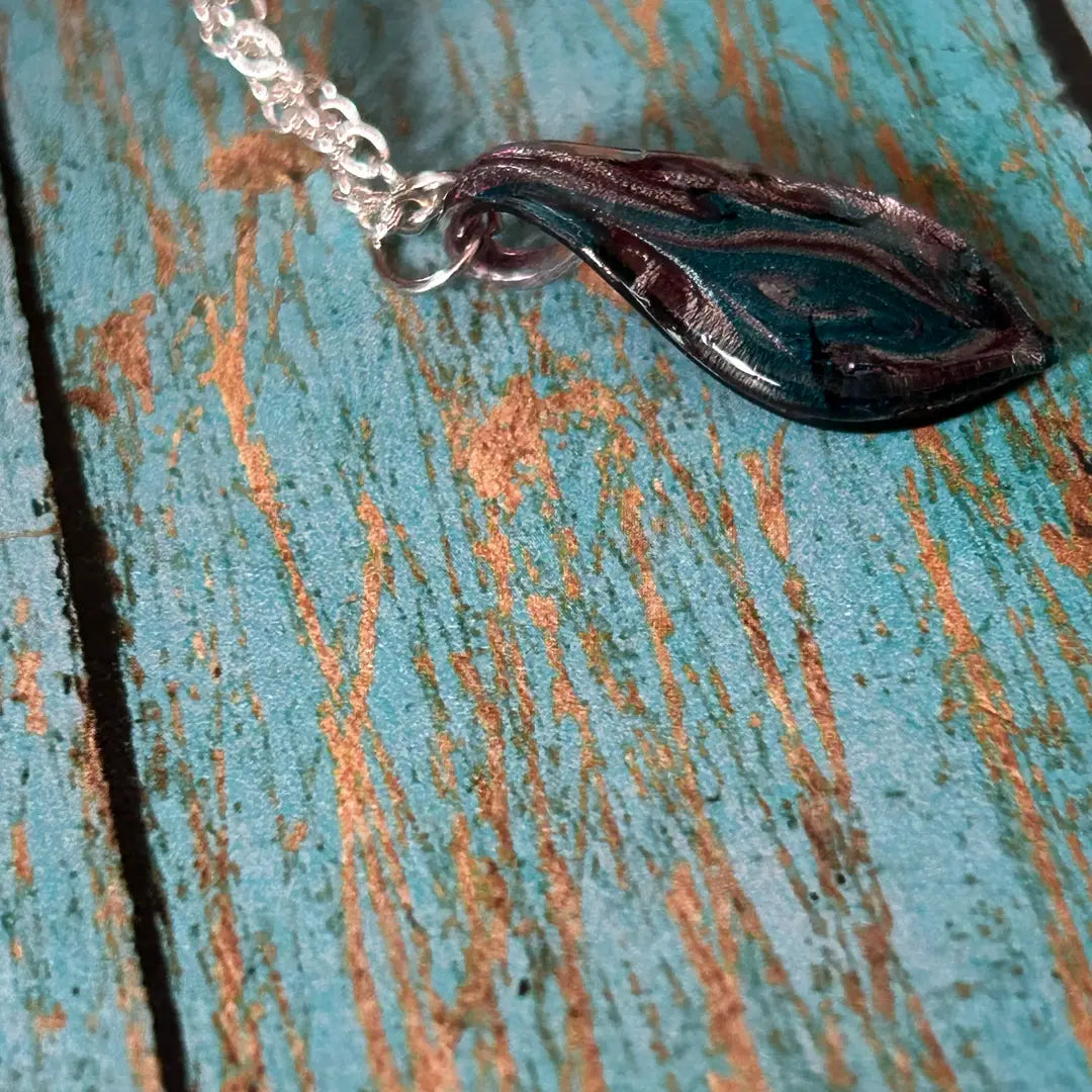 Multicolor Glass Pendent Necklace