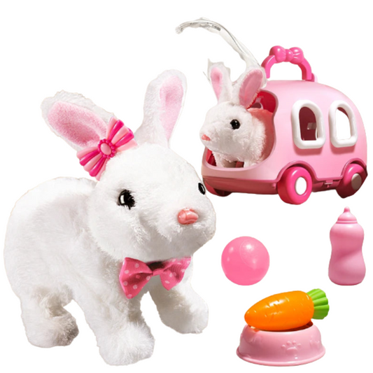Plush Rabbit Electronic Pet Toy for Kids-0