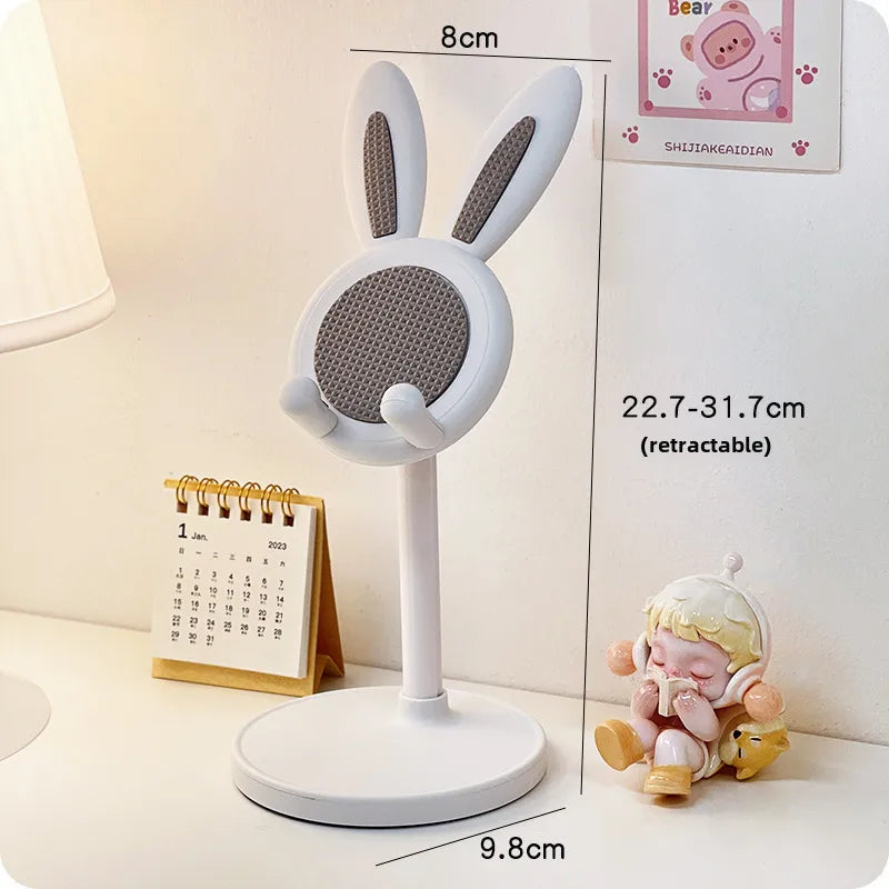 Bunny Mobile Phone Bracket Adjustable Student Desktop Lazy Home Selfie Live Support Rack